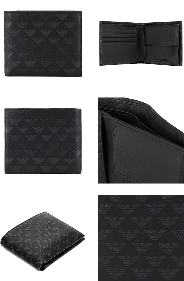 エンポリオ アルマーニ EMPORIO ARMANI 財布 二つ折り財布 小銭入れ エンポリオ アルマーニ EMPORIO ARMANI 財布 二つ折り財布 小銭入れ