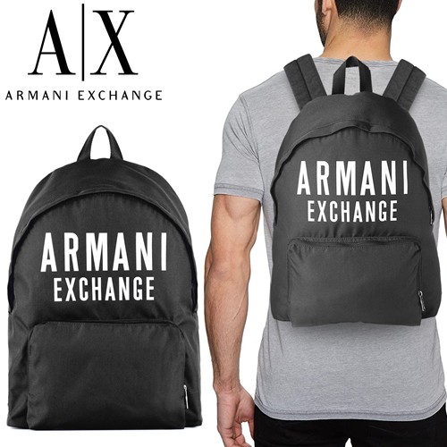 アルマーニ エクスチェンジ ARMANI EXCHANGE バッグ リュック バックパック メンズ 通勤 通学 ブランド プレゼント 黒 ブラック