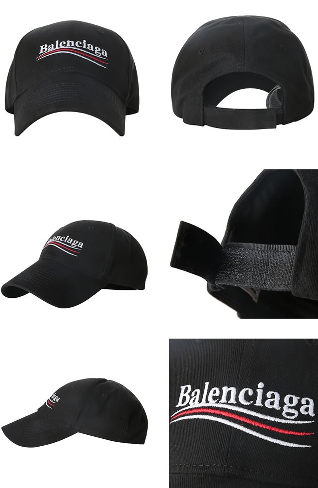 バレンシアガ BALENCIAGA ベースボールキャップ 帽子 ロゴ 