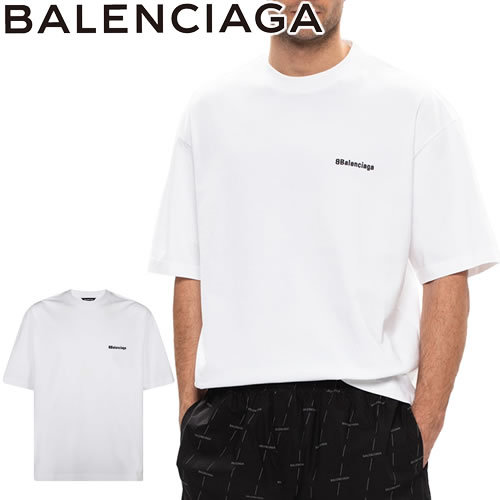 バレンシアガ BALENCIAGA BB Tシャツ 半袖 メンズ ミディアム フィット