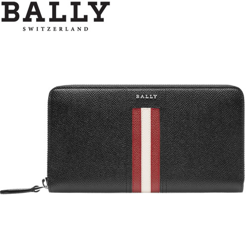 バリー BALLY 財布 長財布 ラウンドファスナー 小銭入れあり メンズ テレン レザー 本革 ブランド プレゼント 黒 ブラック