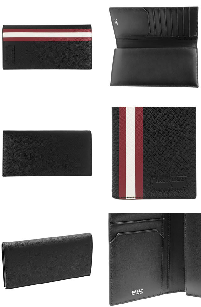 Bally バリー BALLY 財布 長財布 二つ折り かぶせ 小銭入れあり
