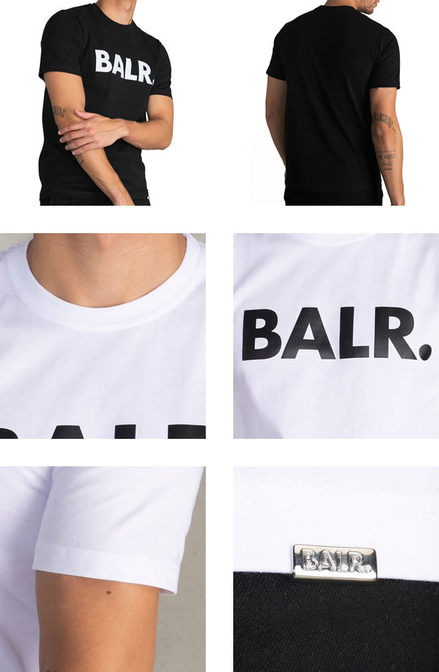 【訳あり】ボーラー BALR. メンズ 半袖Tシャツ BALR. ボーラー Tシャツ 半袖 クルーネック 丸首 メンズ ロゴ