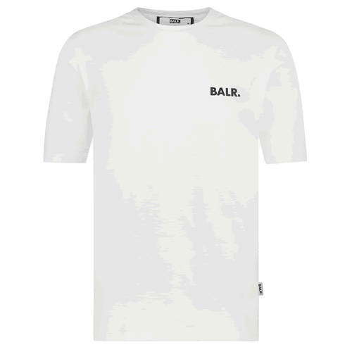 ボーラー BALR. Tシャツ 半袖 クルーネック 丸首 メンズ ロゴ コットン 大きいサイズ ブランド 黒色 白色 ブラック ホワイト  B1112.1050