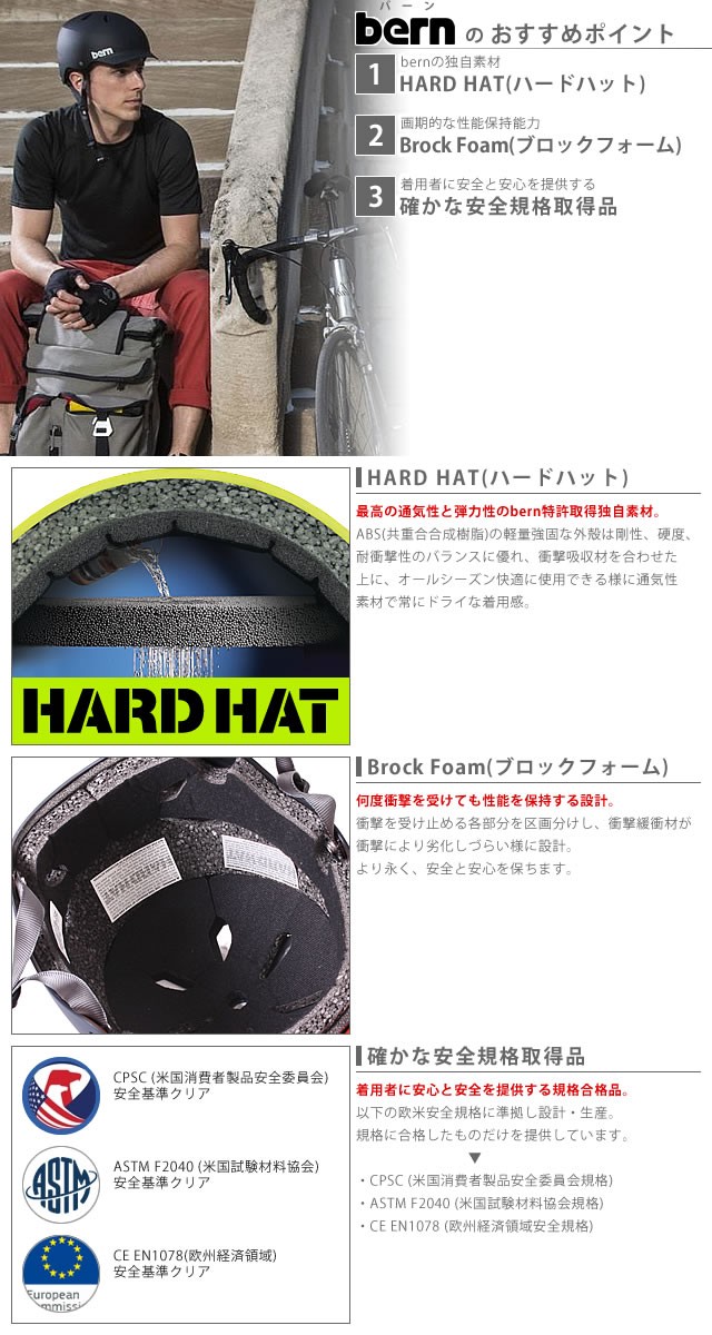 バーン bern ヘルメット スノーボード Watts ワッツ 自転車