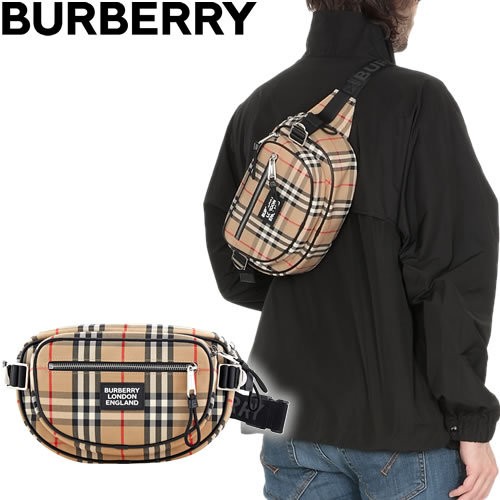 バーバリー BURBERRY ボディバッグ ウエストバッグ ウエストポーチ