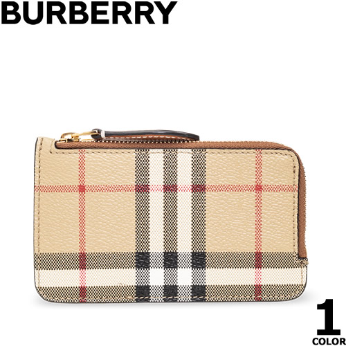 バーバリー BURBERRY フラグメントケース コインケース 小銭入れ チェック ジップ カードケース レディース メンズ ミニ財布 薄型 ブランド  アーカイブベージュ : 285-039 : MSS - 通販 - Yahoo!ショッピング