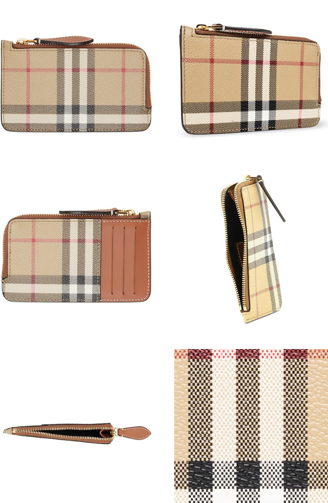 バーバリー BURBERRY フラグメントケース コインケース 小銭入れ チェック ジップ カードケース レディース メンズ ミニ財布 薄型 ブランド  アーカイブベージュ : 285-039 : MSS - 通販 - Yahoo!ショッピング