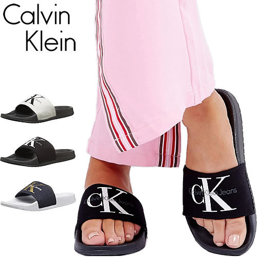 カルバンクライン Calvin Klein CK サンダル スライダーサンダル 