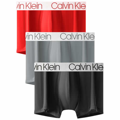 カルバンクライン Calvin Klein ボクサーパンツ 3枚セット 3枚組 メンズ アンダーウェア 下着 ポリエステル ロゴ おしゃれ 大きいサイズ 前閉じ NP2213O｜maido-selection｜02
