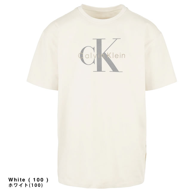 カルバンクライン Calvin Klein Tシャツ 半袖 クルーネック 丸首 メンズ CK ロゴ ...