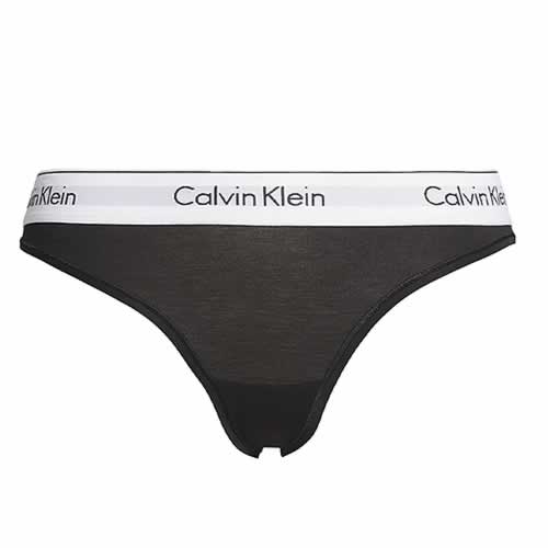 カルバンクライン Calvin Klein 下着 ショーツ パンツ Tバッグ モダン コットン タンガ レディース おしゃれ 綿 ロゴ 可愛い  ブランド 人気 ジム スポーツ 黒