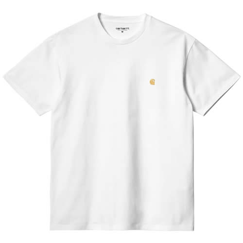 カーハート Carhartt S/S チェイス Tシャツ メンズ 半袖 ロゴ 刺繍 ブランド おしゃれ 綿 コットン 大きい 大きいサイズ 白 黒 ホワイト ブラック｜maido-selection｜05