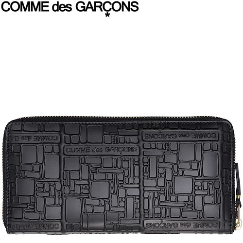 COMME des GARCONS コムデギャルソン 財布 長財布 エンボスロゴ