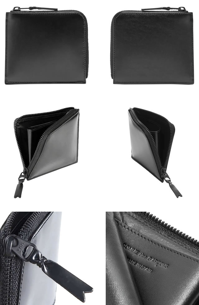 COMME des GARCONS コムデギャルソン ミニ財布 VERY BLACK