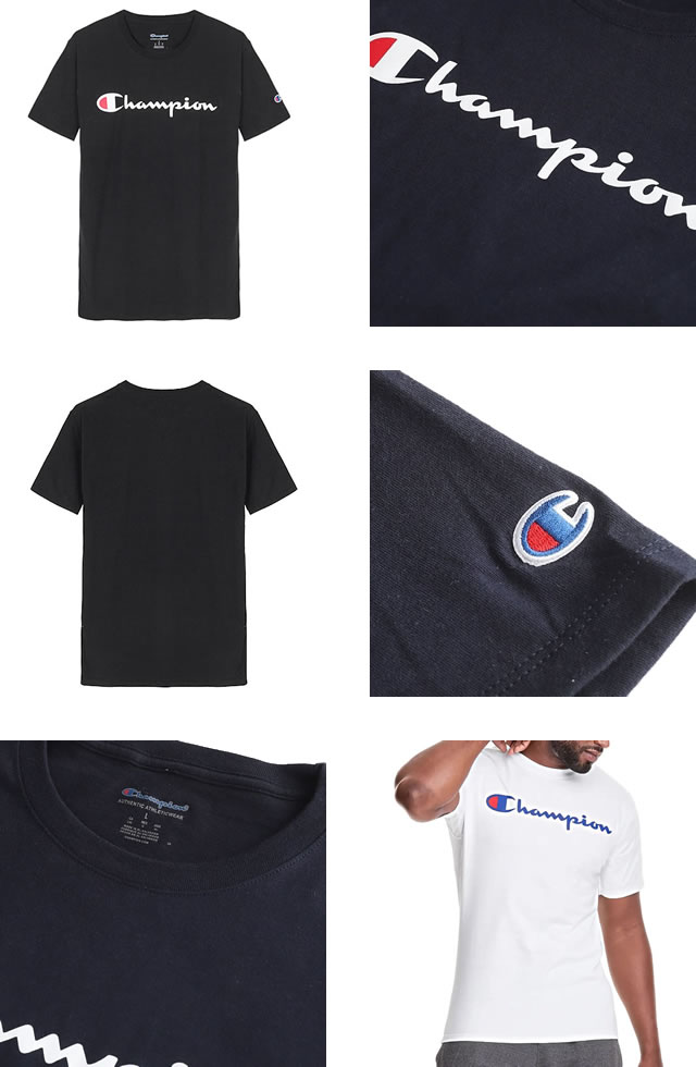 チャンピオン Champion Tシャツ スクリプト ロゴ ティー メンズ 半袖 