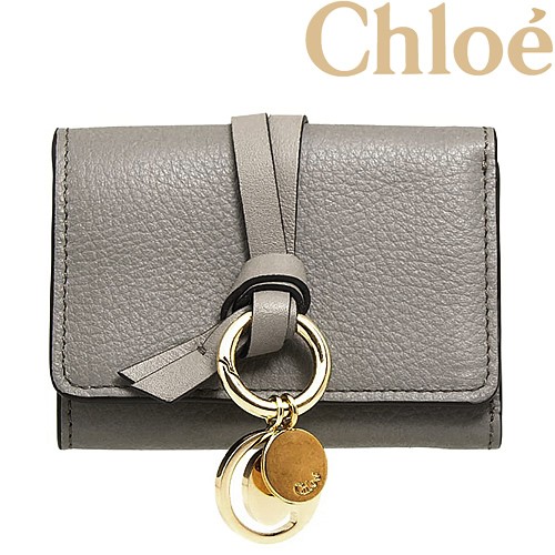 クロエ Chloe 財布 三つ折り財布 ミニ財布 アルファベット ミニトリフォールドウォレット レディース ブランド 小さめ 本革 グレー カシミアグレー 294 028 Mss 通販 Yahoo ショッピング