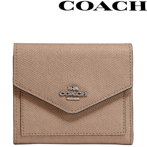 コーチ COACH 財布 三つ折り財布 スモール ウォレット クロスグレイン レザー レディース ブランド 本革 革 小さめ ベージュ :  263-115 : MSS - 通販 - Yahoo!ショッピング