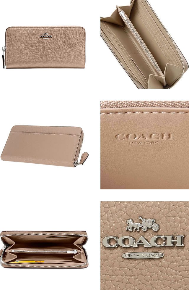 コーチ COACH 財布 長財布 アコーディオン ジップ ウォレット