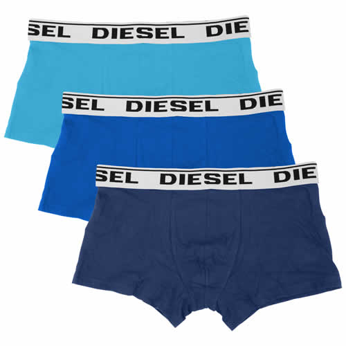 ディーゼル DIESEL ボクサーパンツ 3枚セット メンズ 下着 無地 コットン ロゴ おしゃれ 人気 おすすめ 大きいサイズ ブランド プレゼント  黒 ブラック