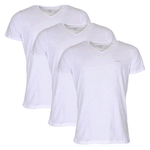 ディーゼル DIESEL Tシャツ 半袖 Vネック 3枚組 3枚セット メンズ 