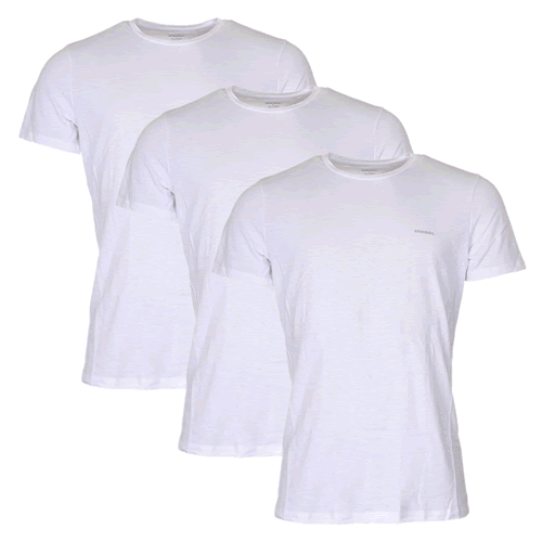 ディーゼル DIESEL Tシャツ 半袖 クルーネック 3枚組 メンズ コットン 無地 大きいサイズ...