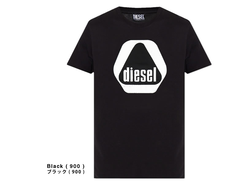 DIESEL グラフィック Tシャツ 白 黒 XSサイズ DIESEL（ディーゼル） DIESEL Tシャツ A16930 メンズ 半袖 クルー