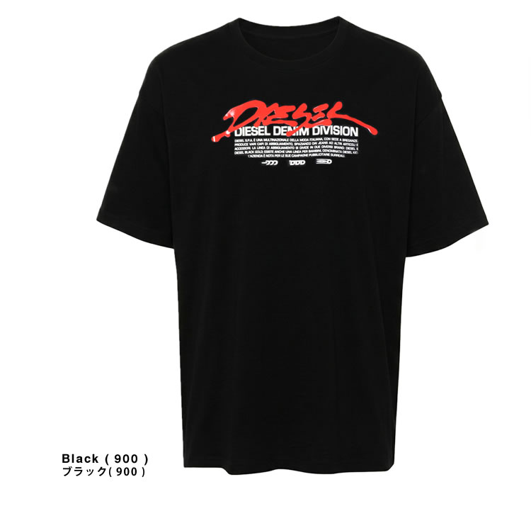 DIESEL（ディーゼル） DIESEL Tシャツ A19700 RHQBG メンズ 半袖 ロゴ