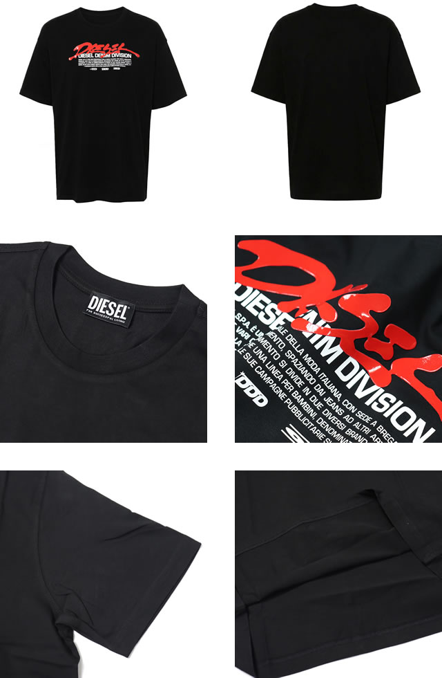 DIESEL（ディーゼル） DIESEL Tシャツ A19700 RHQBG メンズ 半袖 ロゴ