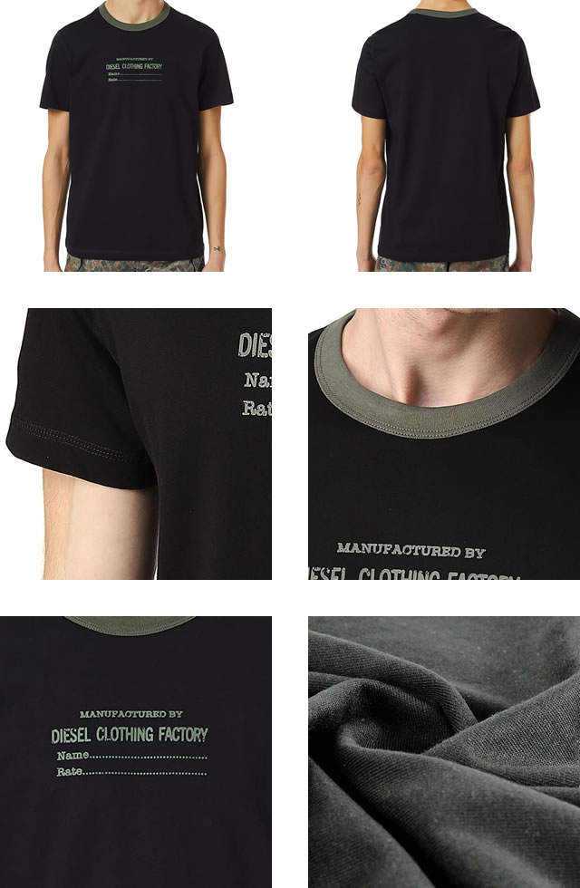DIESEL ディーゼル Tシャツ T-DIEGOR-C3 メンズ 半袖 クルー