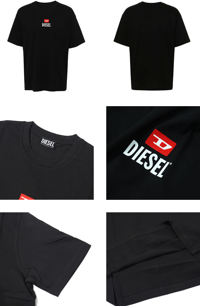 DIESEL グラフィックTシャツ Lサイズ DIESEL（ディーゼル） DIESEL Tシャツ A11184 RPATI メンズ 半袖 ロゴ