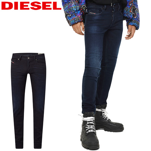 ディーゼル DIESEL デニム パンツ ジーンズ ボトムス メンズ スキニー 大きいサイズ ブランド ブルー SLEENKER-X 00SWJE  083AG