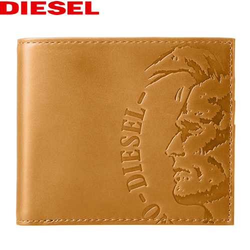 ディーゼル DIESEL 財布 二つ折り財布 小銭入れあり メンズ レザー 本 