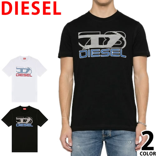 DIESEL（ディーゼル） DIESEL Tシャツ A12502 0GRAI メンズ 半袖 ロゴ