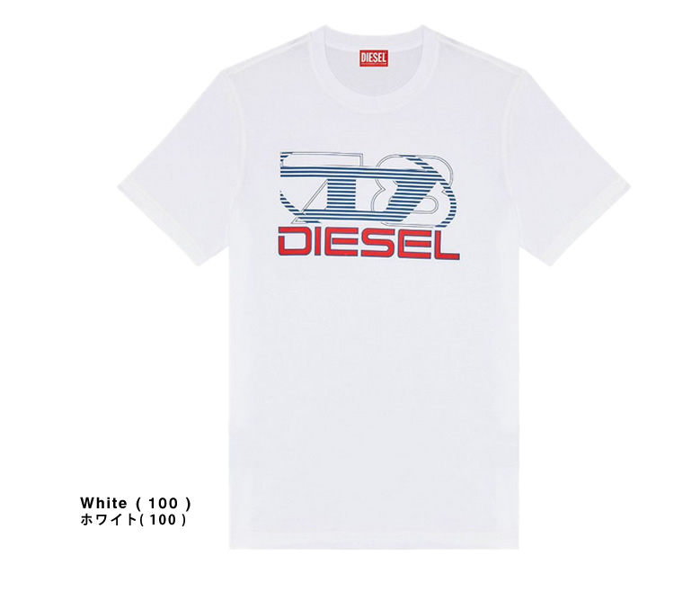 DIESEL（ディーゼル） DIESEL Tシャツ A12502 0GRAI メンズ 半袖 ロゴ