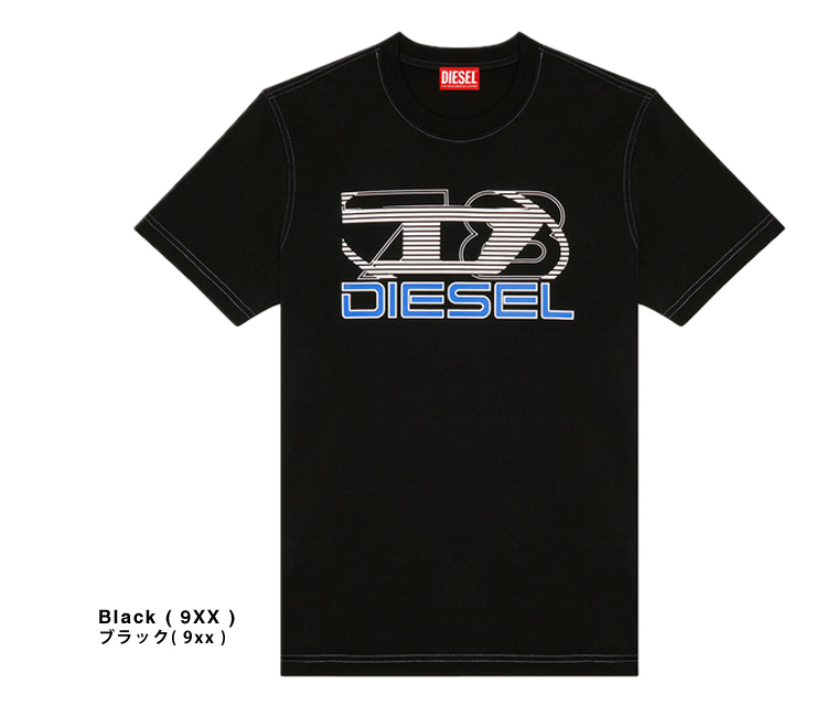 DIESEL（ディーゼル） DIESEL Tシャツ A12502 0GRAI メンズ 半袖 ロゴ