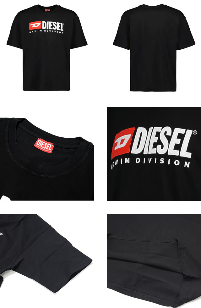 DIESEL（ディーゼル） DIESEL Tシャツ 半袖 クルーネック 丸首 メンズ