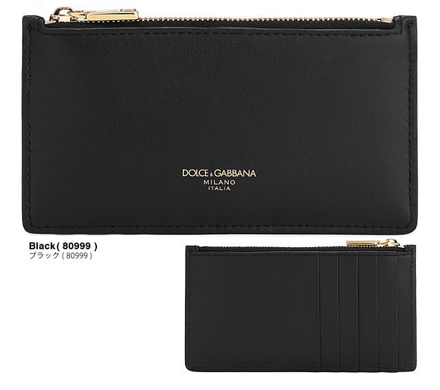 ドルチェ＆ガッバーナ DOLCE＆GABBANA ドルガバ 財布 カードケース カードホルダー コインケース 小銭入れ メンズ レザー 本革 ブランド  プレゼント 黒 ブラック : 331-001 : MSS - 通販 - Yahoo!ショッピング