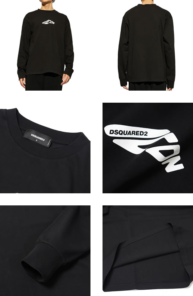 ディースクエアードTシャツ Lサイズ ブラック 楽天市場】ディースクエアード（サイズ（S/M/L）L）（Tシャツ