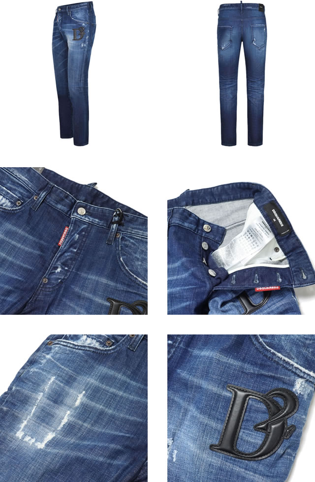 DSQUARED2（ディースクエアード） ジーンズ デニム S74LB1721 D30010