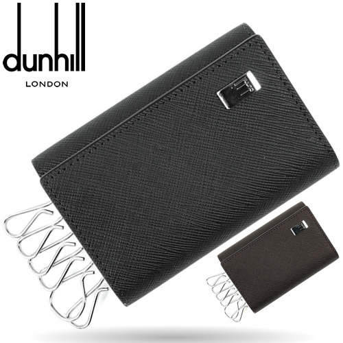 ダンヒル dunhill キーケース 6連 キーリング付き メンズ プレーン 