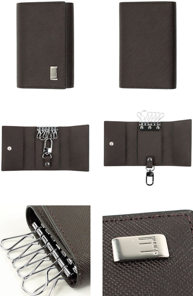 dunhill ダンヒル キーケース 6連 キーリング付き メンズ