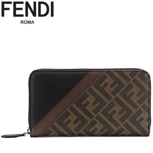 フェンディ FENDI 財布 長財布 ジップ アラウンド ウォレット メンズ 