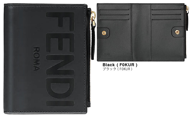 フェンディ FENDI 財布 二つ折り財布 コンパクト フェンディ ローマ 