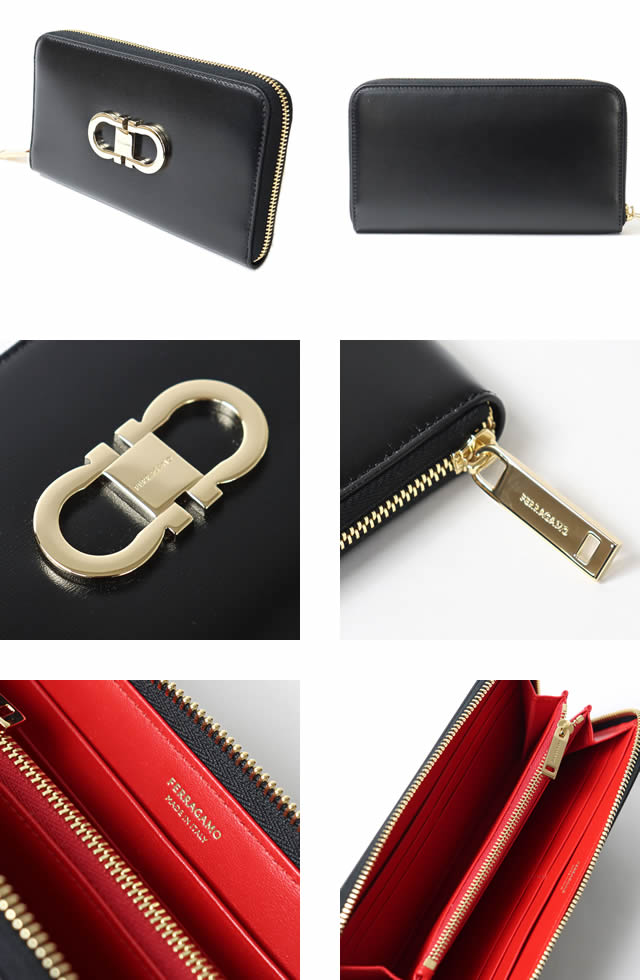 FERRAGAMO（フェラガモ） 財布 長財布 ガンチーニ コンチネンタル