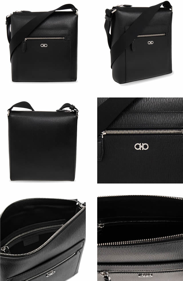 Ferragamo レザー メッセンジャーバッグ メッセンジャーバッグ - メンズ | Ferragamo