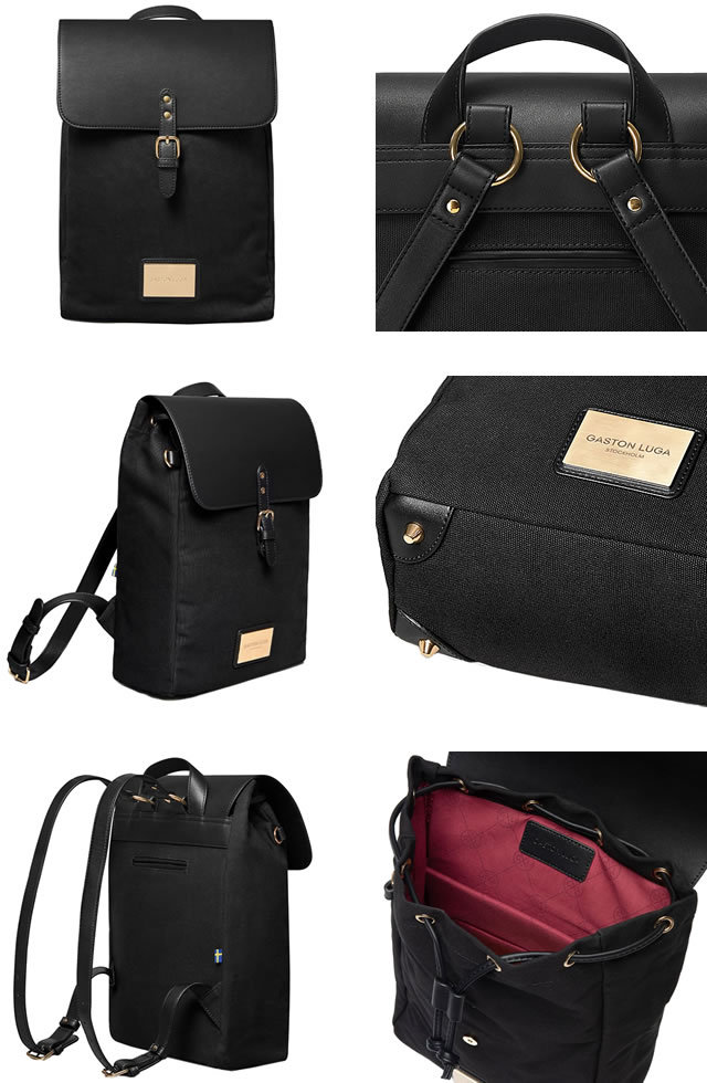 【ほぼ未使用】GASTON LUGA ガストンルーガ クレッシー　リュック　黒 GASTON LUGA 並行輸入品 ガストンルーガ CLASSY MINI クレッシー