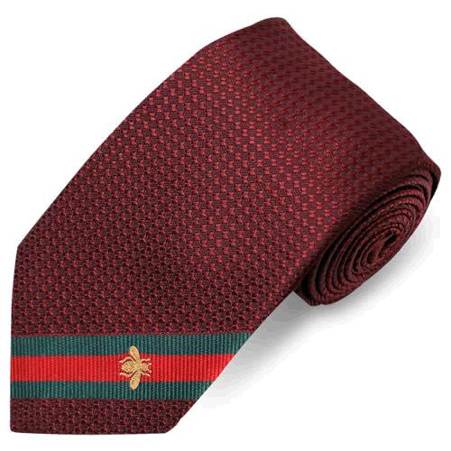 グッチ GUCCI ネクタイ 新作 蜂 GG柄 ストライプ 赤 黒 青 ネイビー