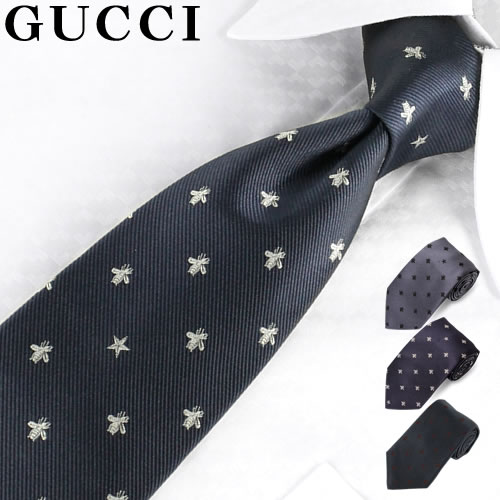 グッチ GUCCI ネクタイ レギュラータイ 蜂柄 ブランド 高級 おしゃれ