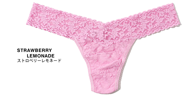 ハンキーパンキーラベンダー レースブラジャー＆タンガセット S hanky panky（ハンキーパンキー） タンガ Tバック 下着 パンツ